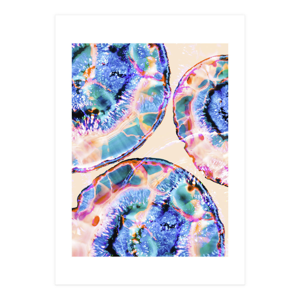 Abstract Agate Painting (Print Only)