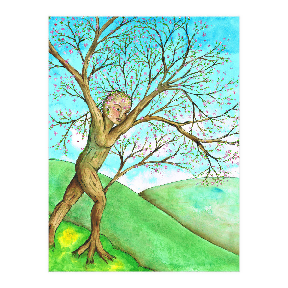 Spring dryad (Print Only)