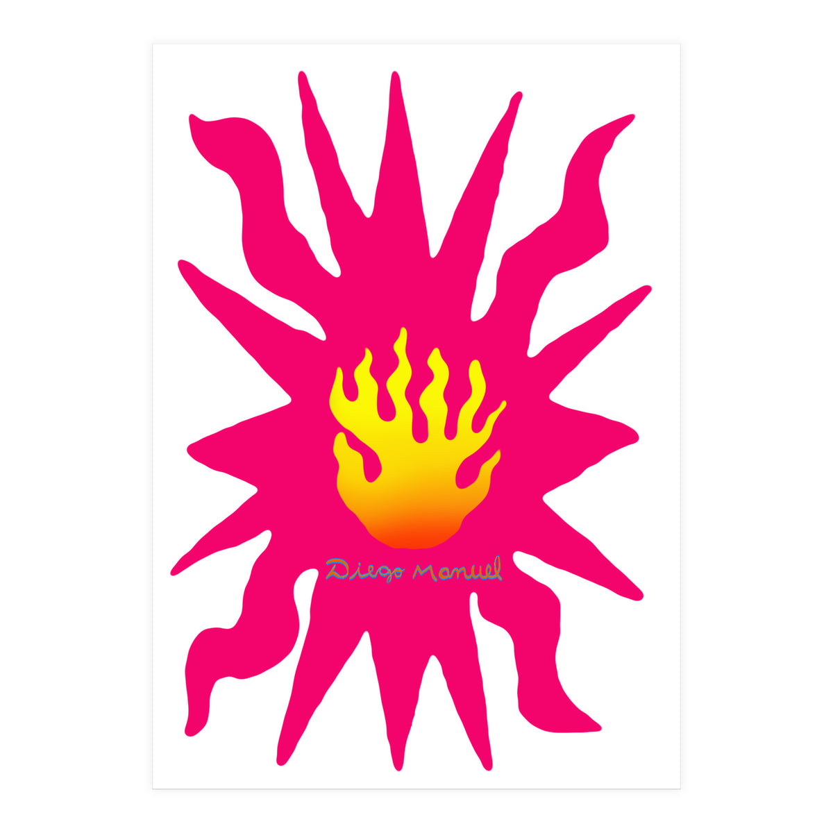 Fuego 38 Copia (Print Only)