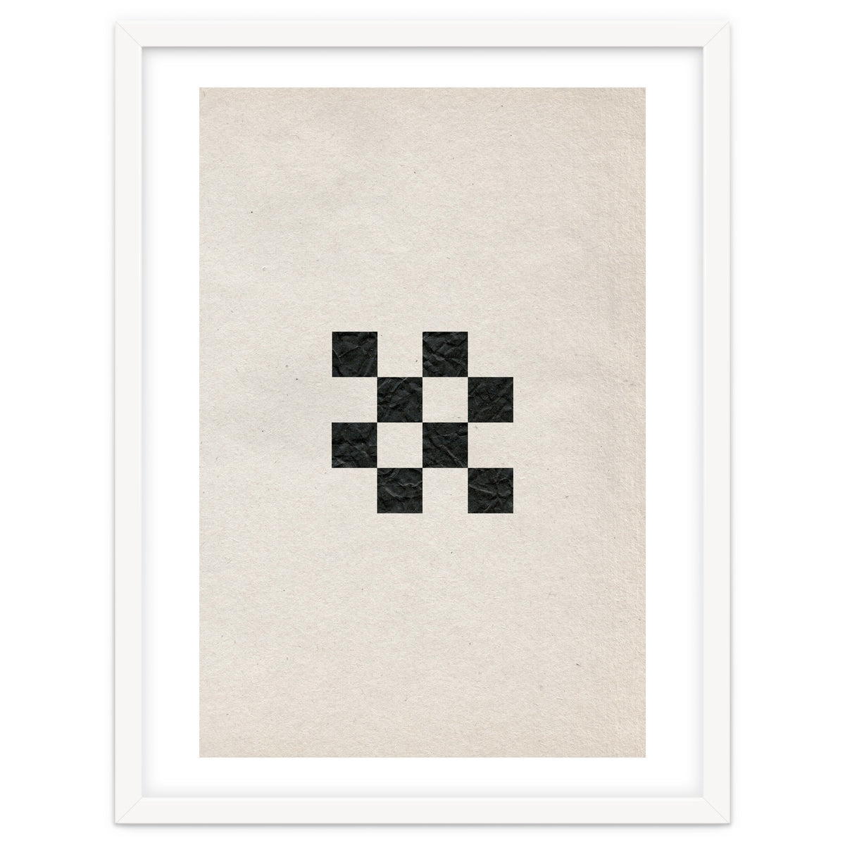 Monochrome chess board