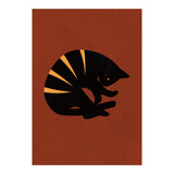 Black Cat Modern Terracotta (Print Only) thumbnail