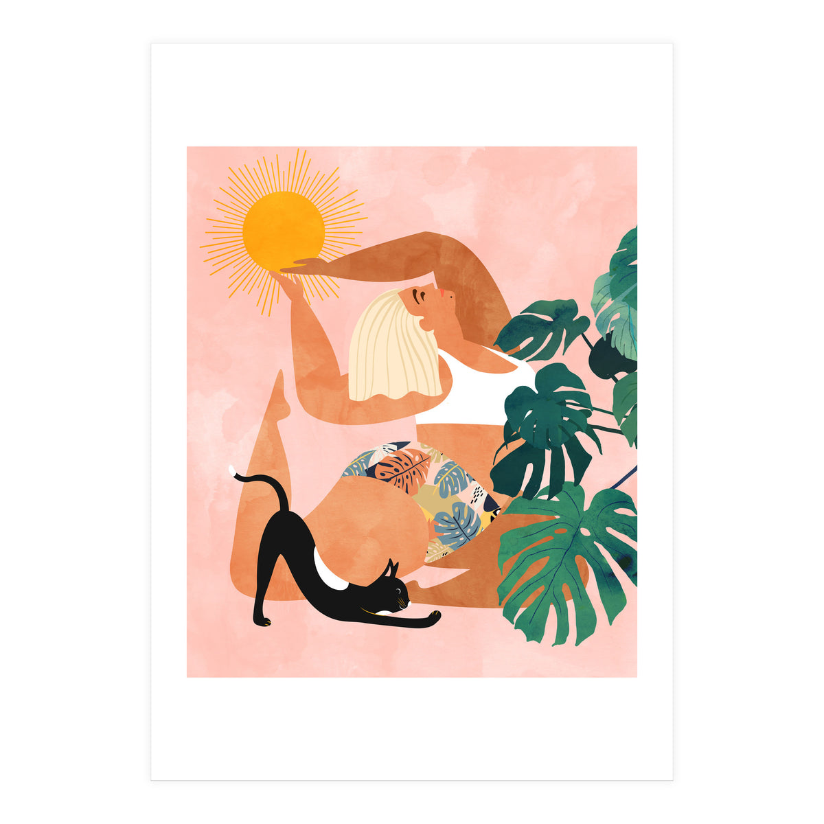 Tropical Yoga (Print Only)