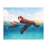 Surf Sloth (Print Only) thumbnail