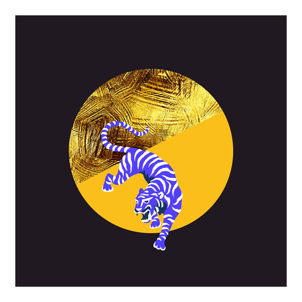 blue tiger (Print Only)