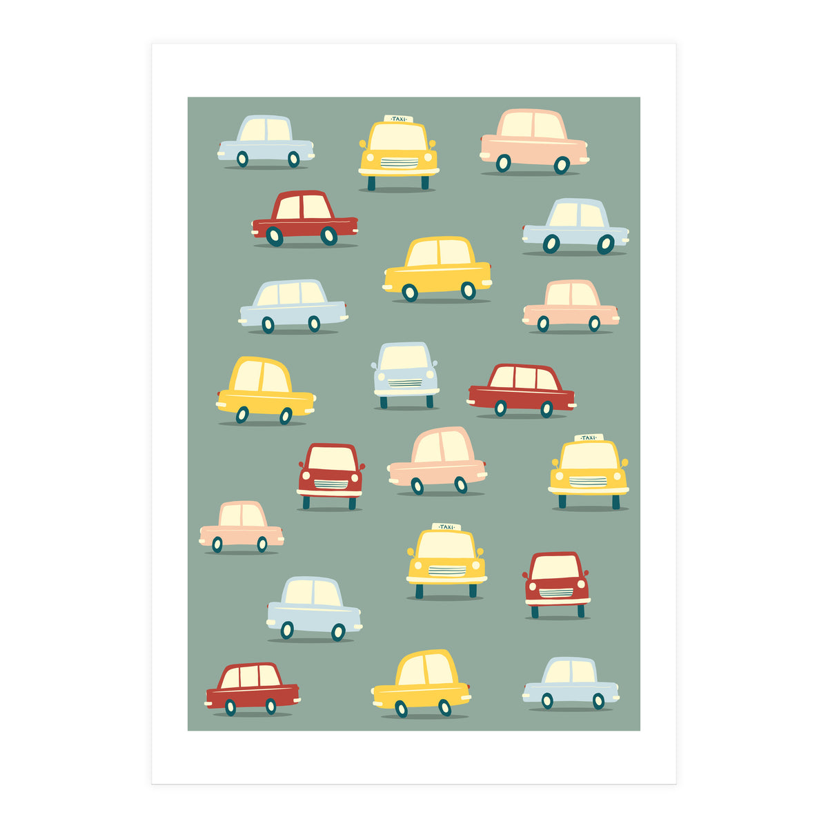 Vintage Cars (Print Only)