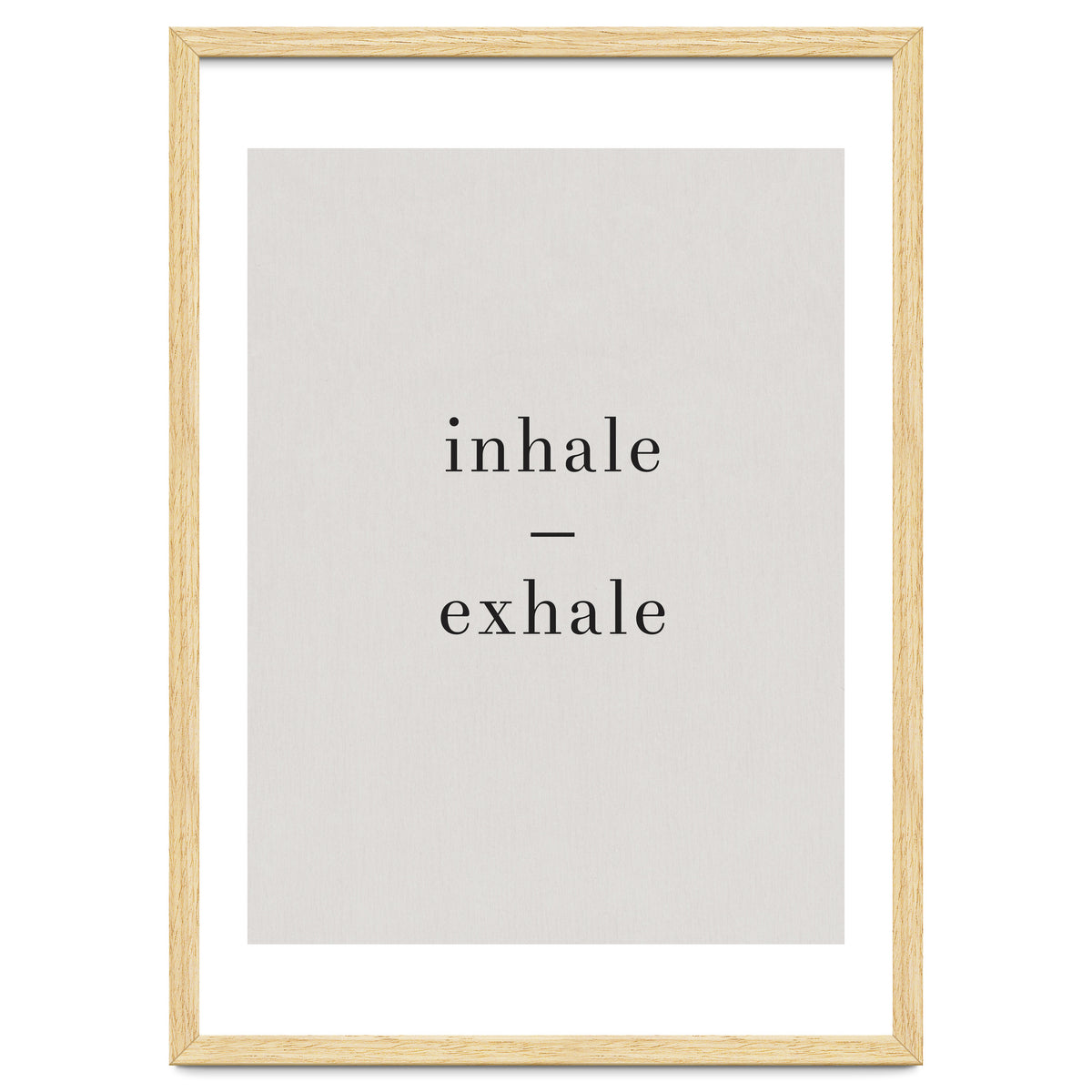 Inhale Exhale Grey Yoga