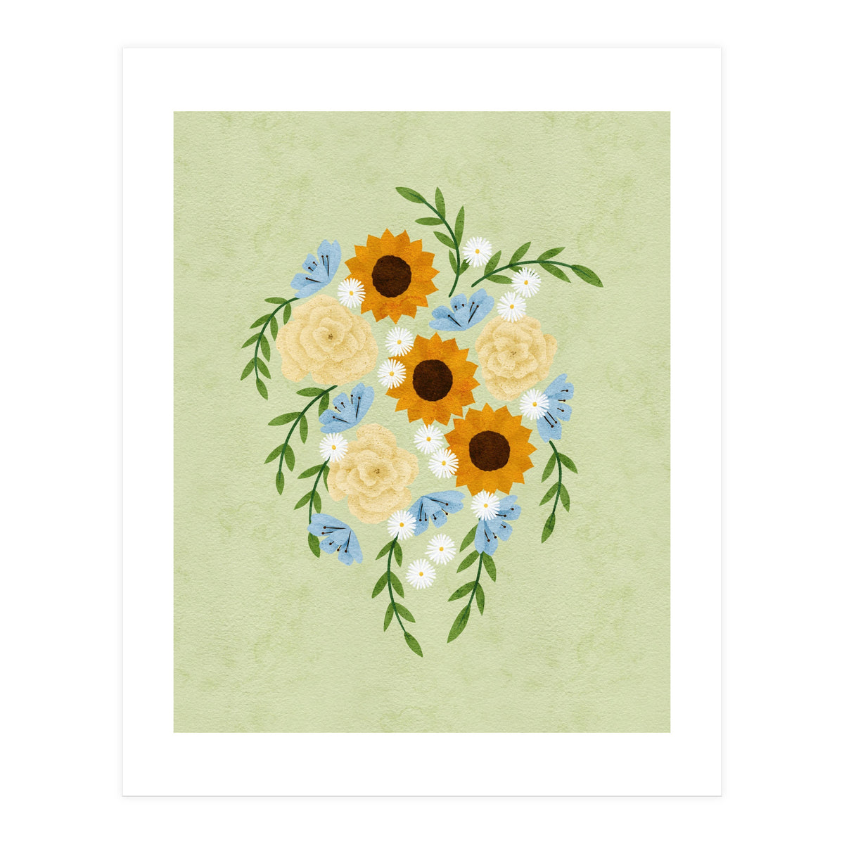 Sunflower Bouquet (Print Only)