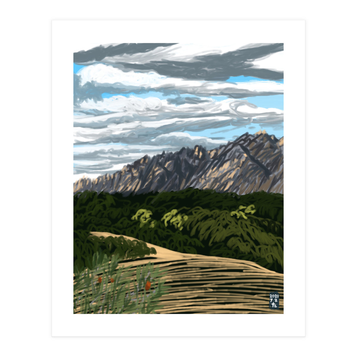 Clouds Are Moving (Print Only)