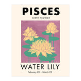 Pisces Birth Flower Water Lily (Print Only) thumbnail