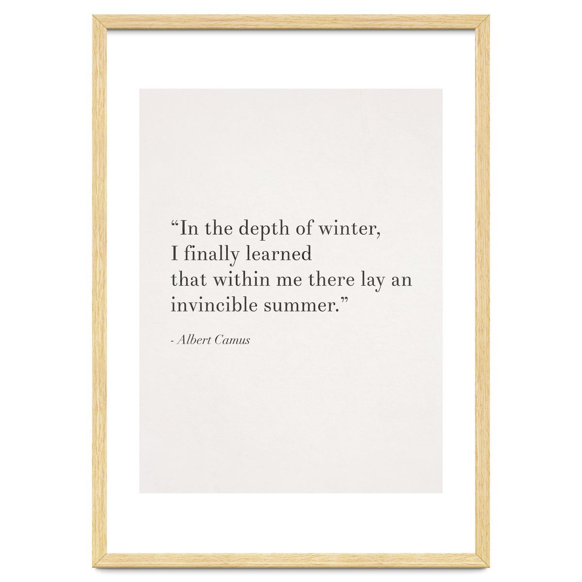 An Invincible Summer By Camus, White