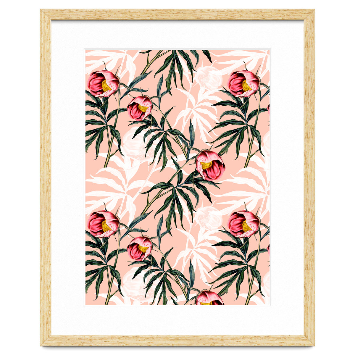 Flowery blooming pink