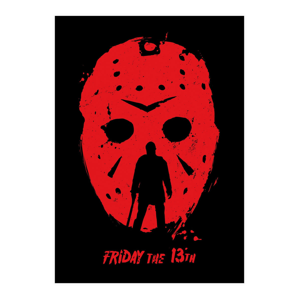 Friday the 13th movie poster (Print Only)
