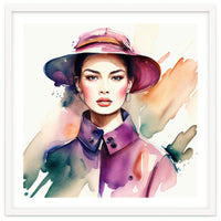 Watercolor Fashion Woman #2