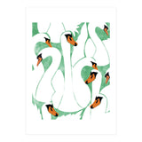 White Calm Was Born Into A Swan (Print Only) thumbnail