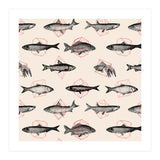 Fish In Geometrics  (Print Only) thumbnail