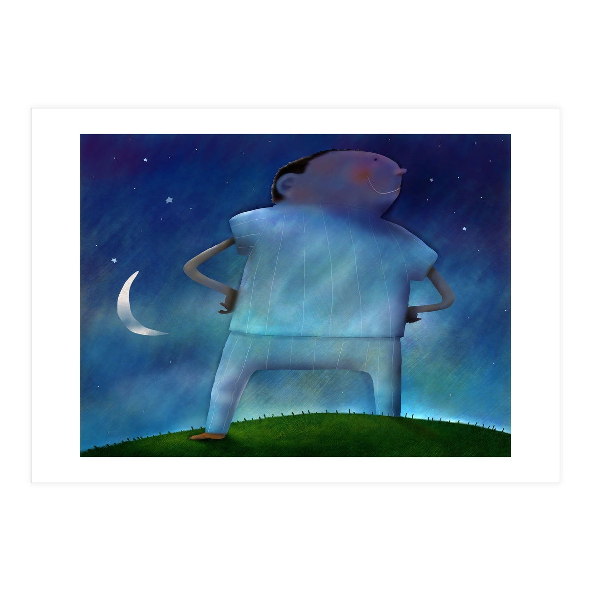 On Top Of His World (Print Only)