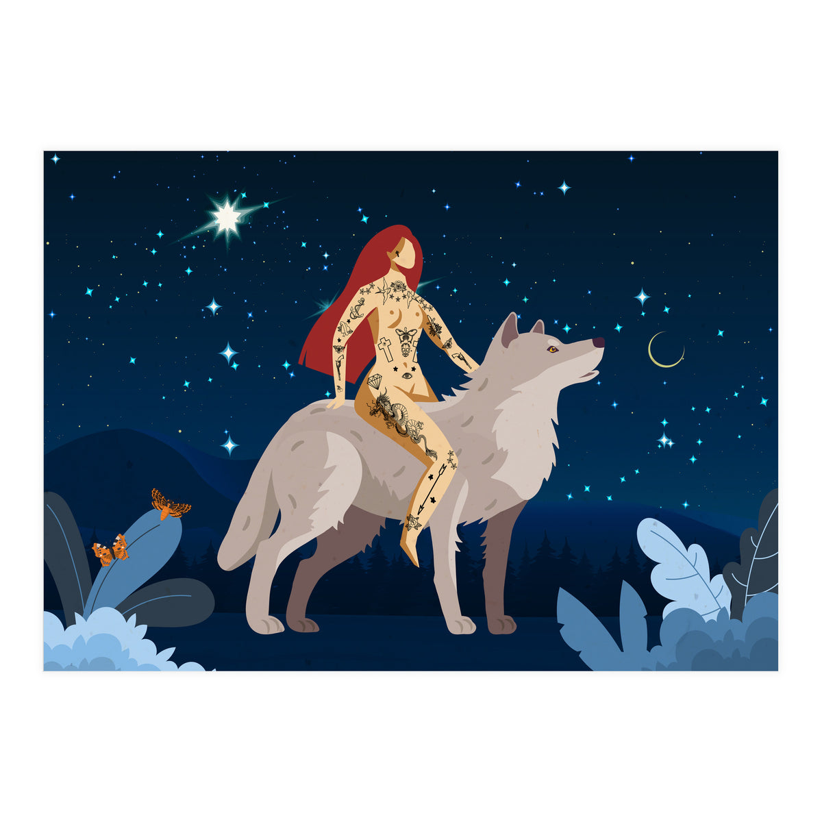 Riding My Werewolf (Print Only)