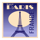Paris France Travel Poster  (Print Only) thumbnail