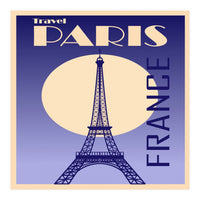 Paris France Travel Poster  (Print Only)