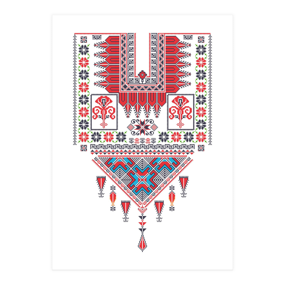 Tatreez Ornament 8 (Print Only)