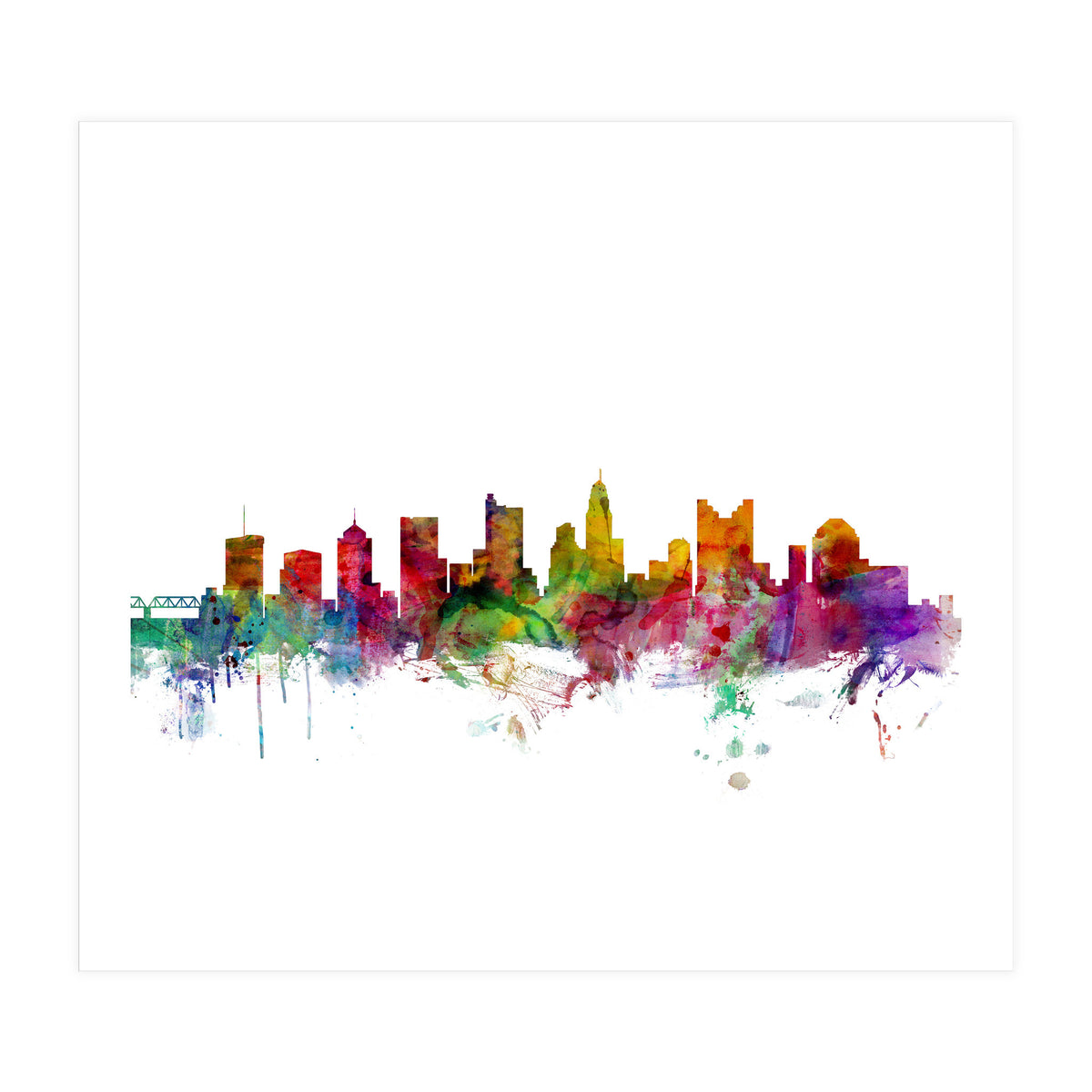 Columbus Ohio Skyline (Print Only)