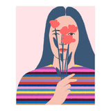 Girl With Flowers (Print Only) thumbnail
