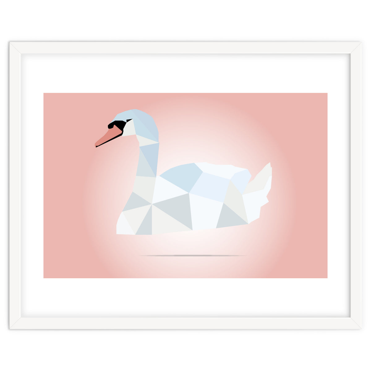 Swan Low Poly Art