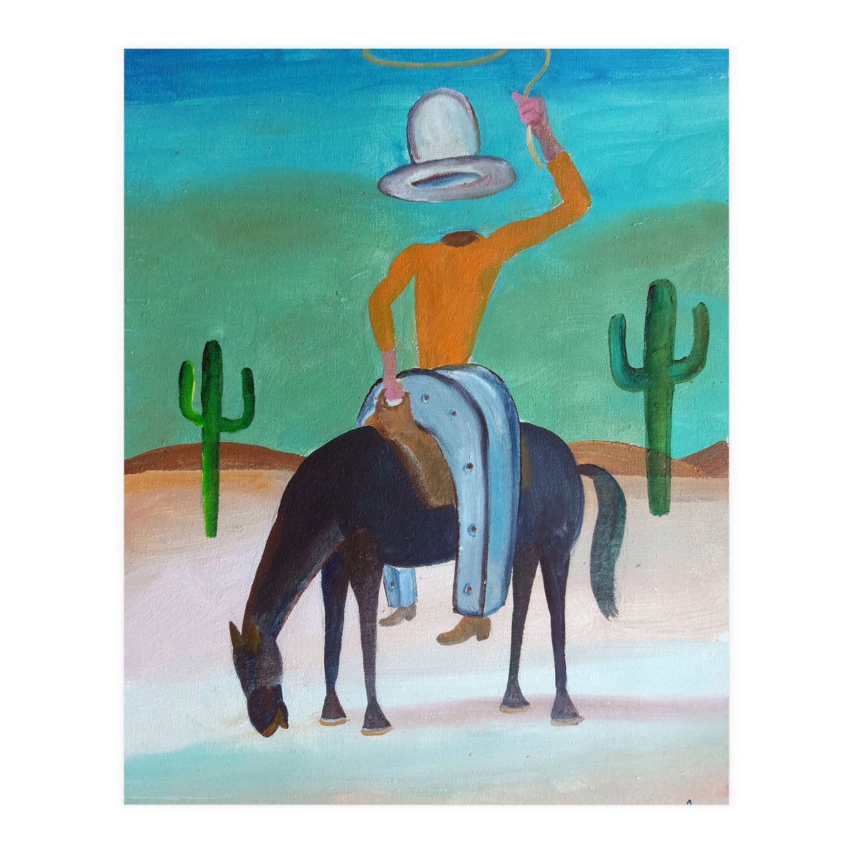 Johnny Herradura A Caballo 2 (Print Only)