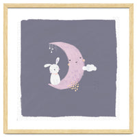 Baby Bunny And Moon