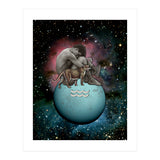 Aquarius  Zodiac Sign (Print Only) thumbnail