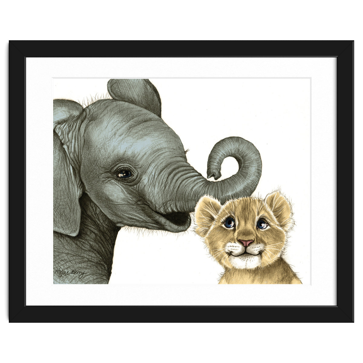 Best Friends, Elephant and Lion