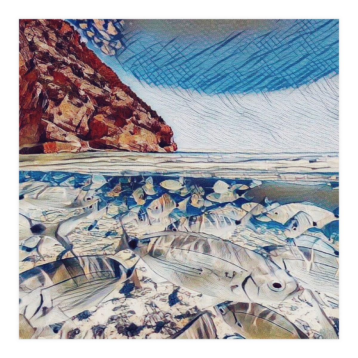 Fishes In Lake Garda (Print Only)