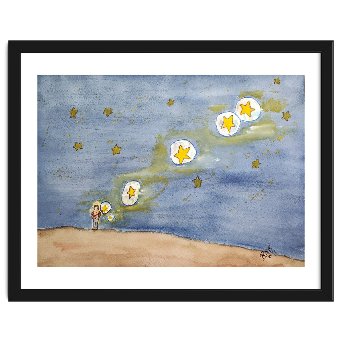 He Dipped the Bubble Wand, Waved his Arm, and Filled the Sky With Stars