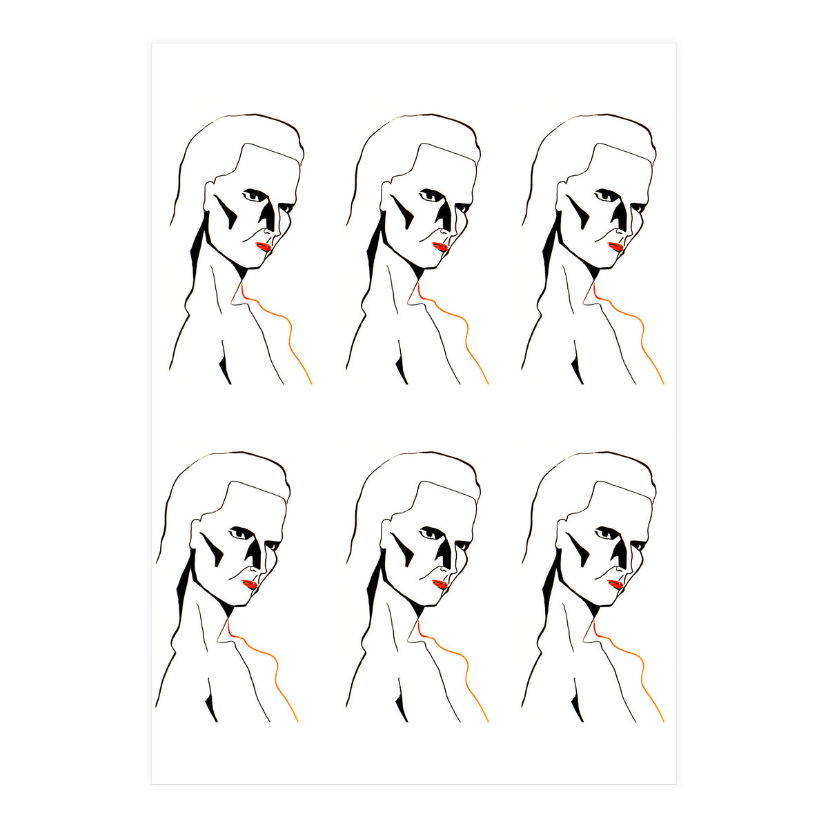 Red Lips (Print Only)