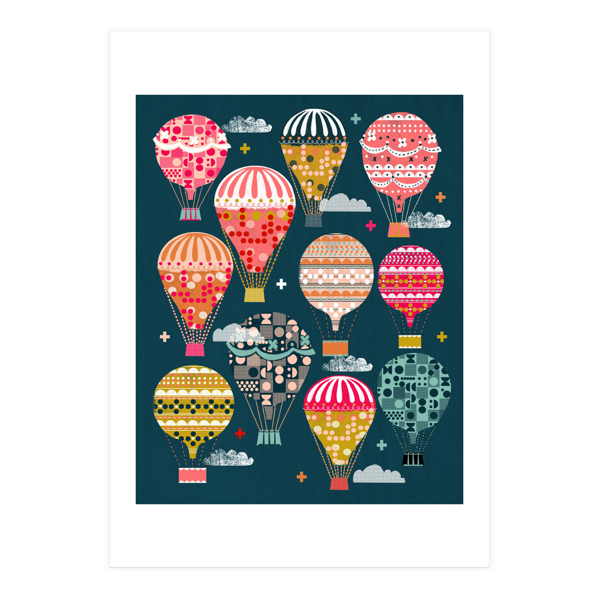 Hot Air Balloons (Print Only)