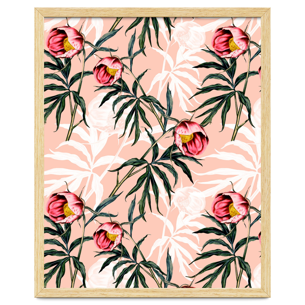 Flowery blooming pink