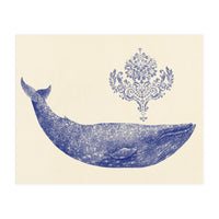 Damask Whale (Print Only)
