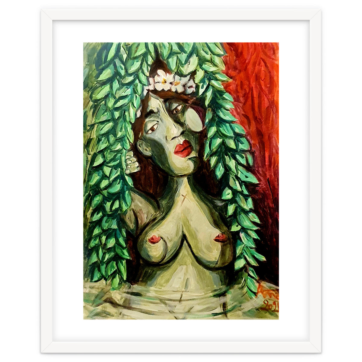 Under the willow tree