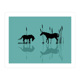 Horses By The Water (Print Only) thumbnail