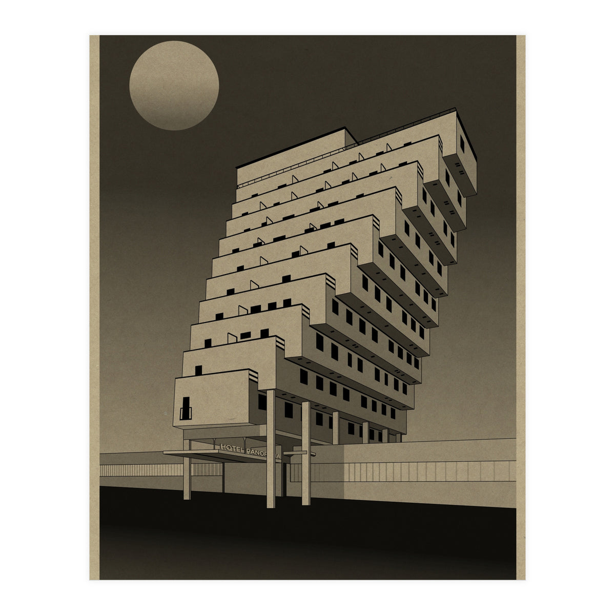 Hotel Panorama Slovakia (1970) (Print Only)