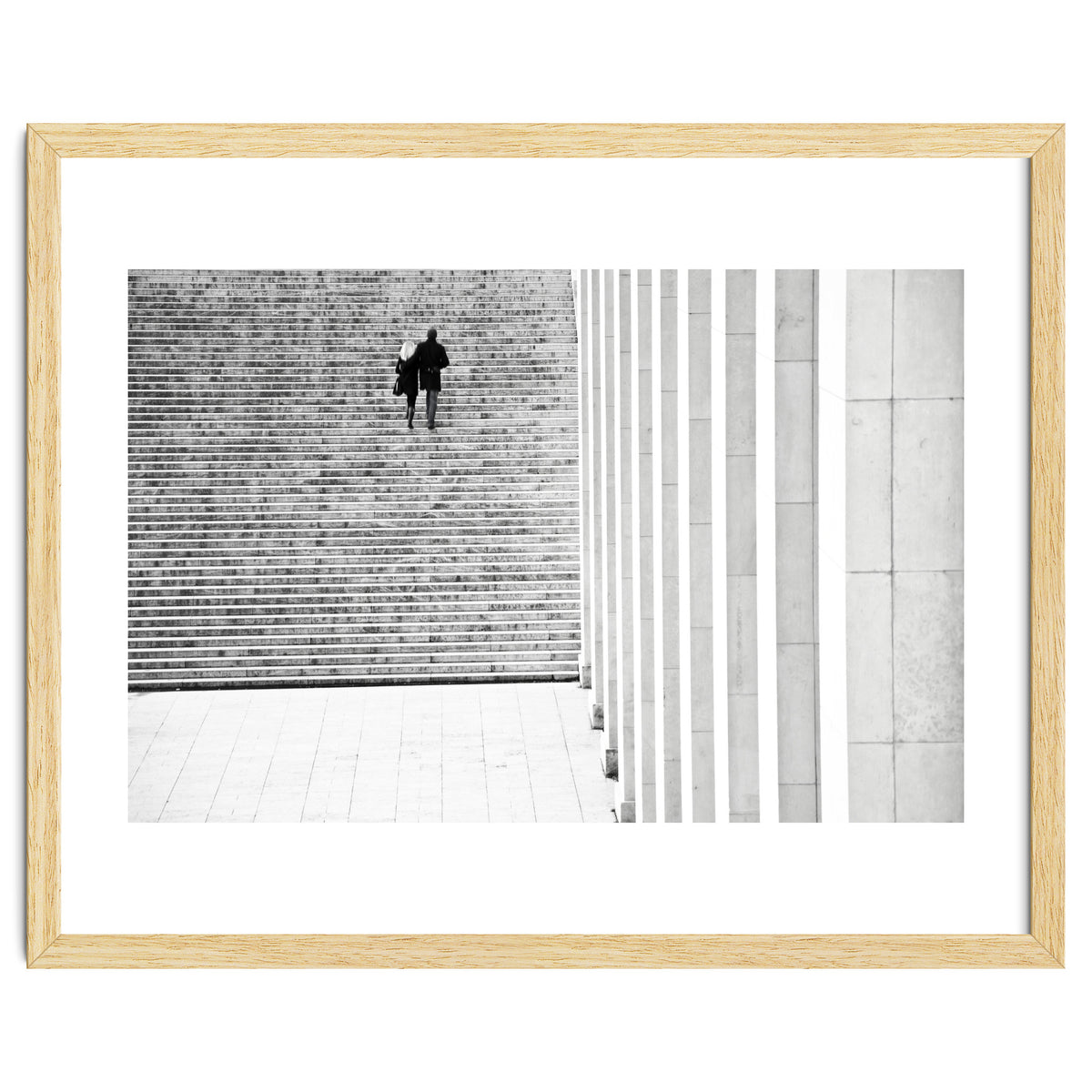 Couple On Stairs, Paris