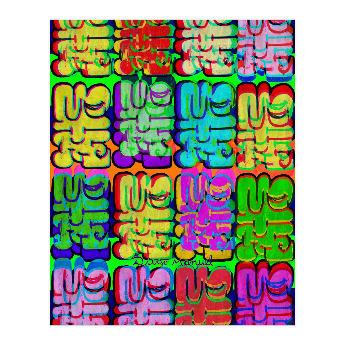 Graffitis 2021 Tapiz 120 (Print Only)