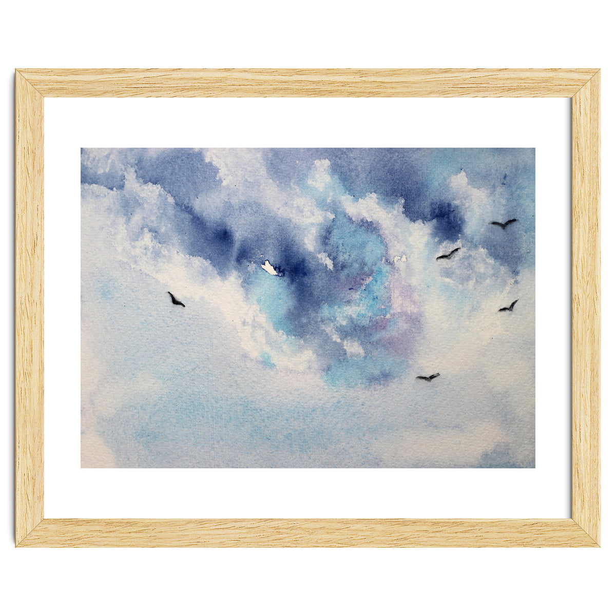 Dramatic sky || watercolor