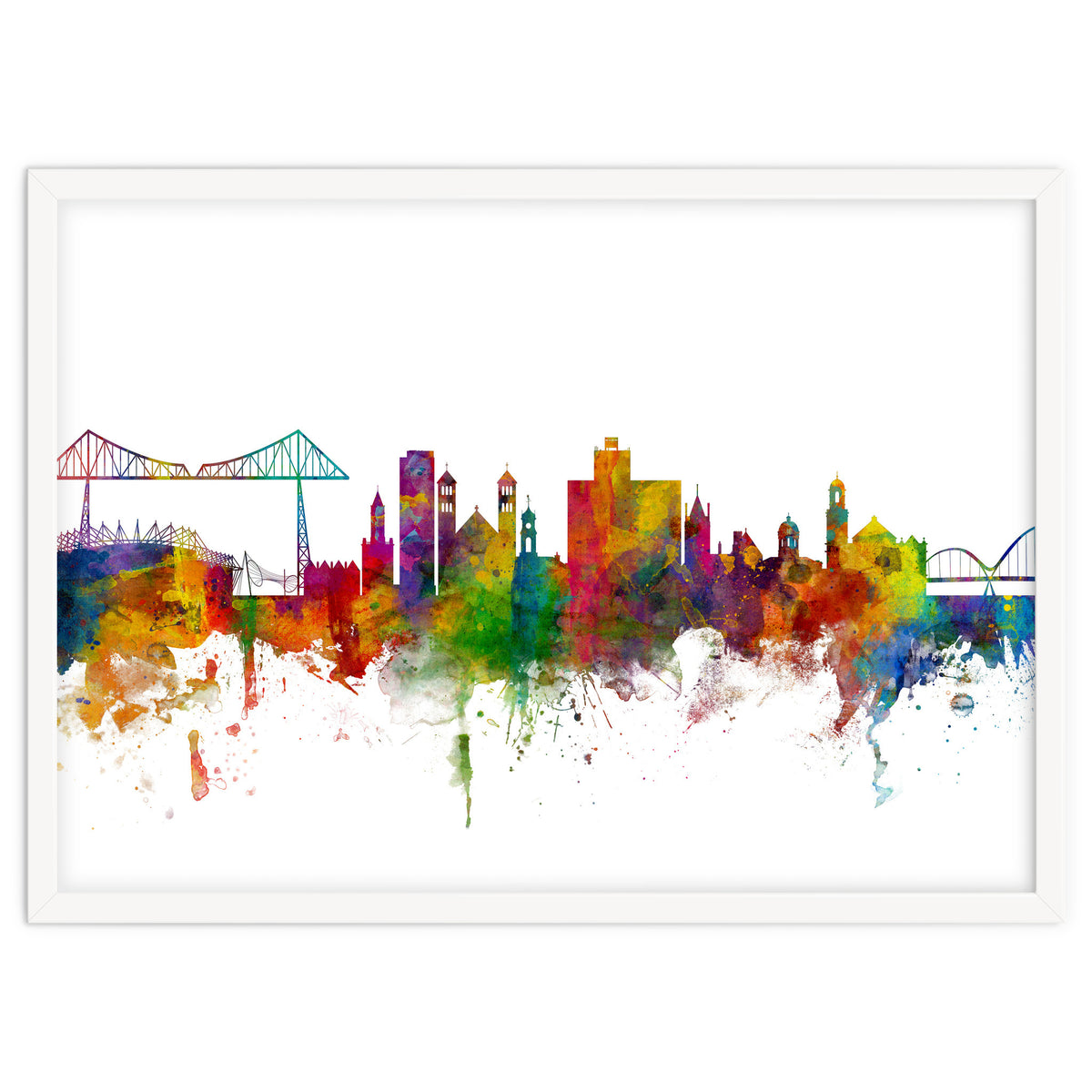 Middlesbrough England Skyline