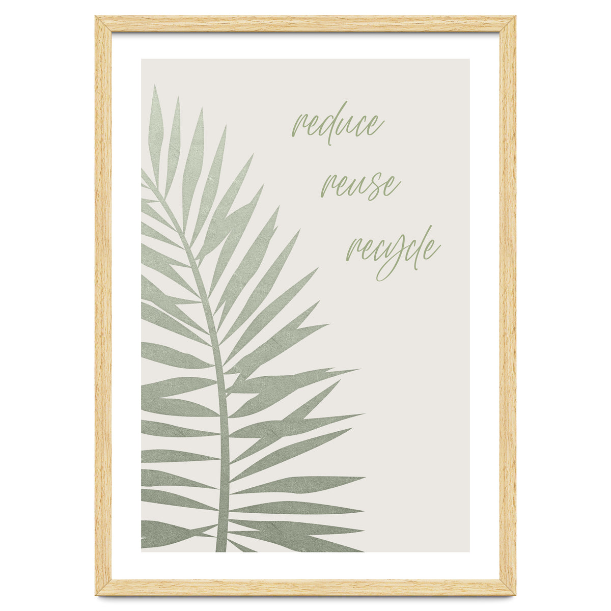 Reduce - reuse - recycle