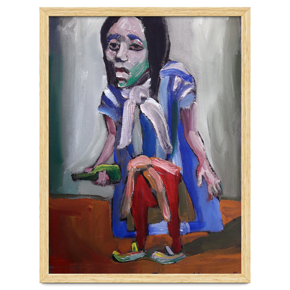 The fan, people from the neighborhood