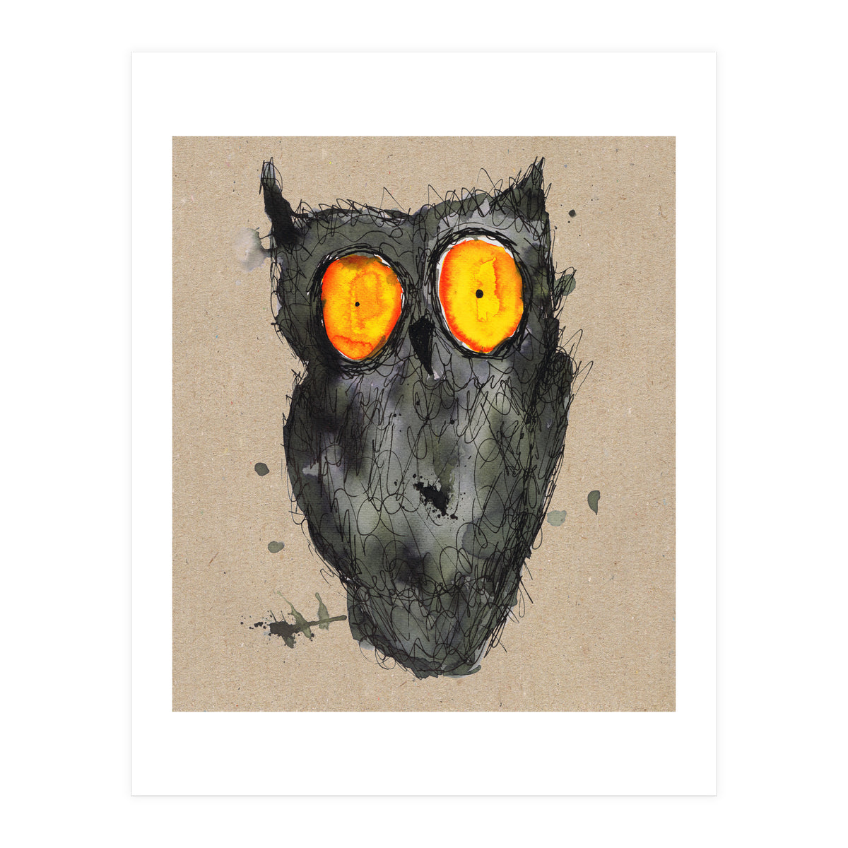 Scary owl (Print Only)