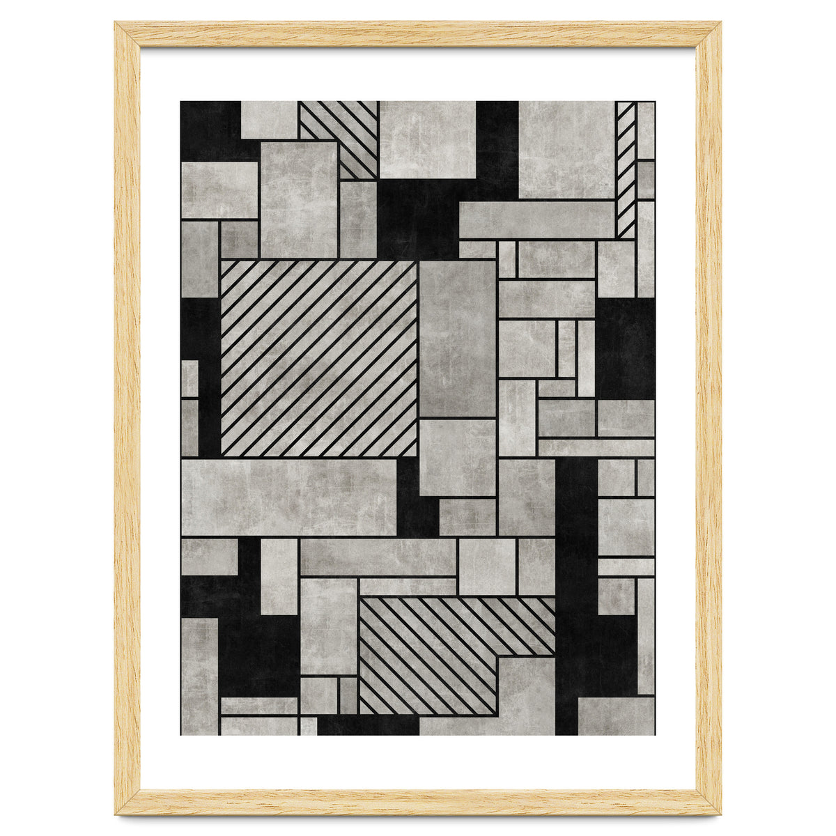 Random Concrete Pattern