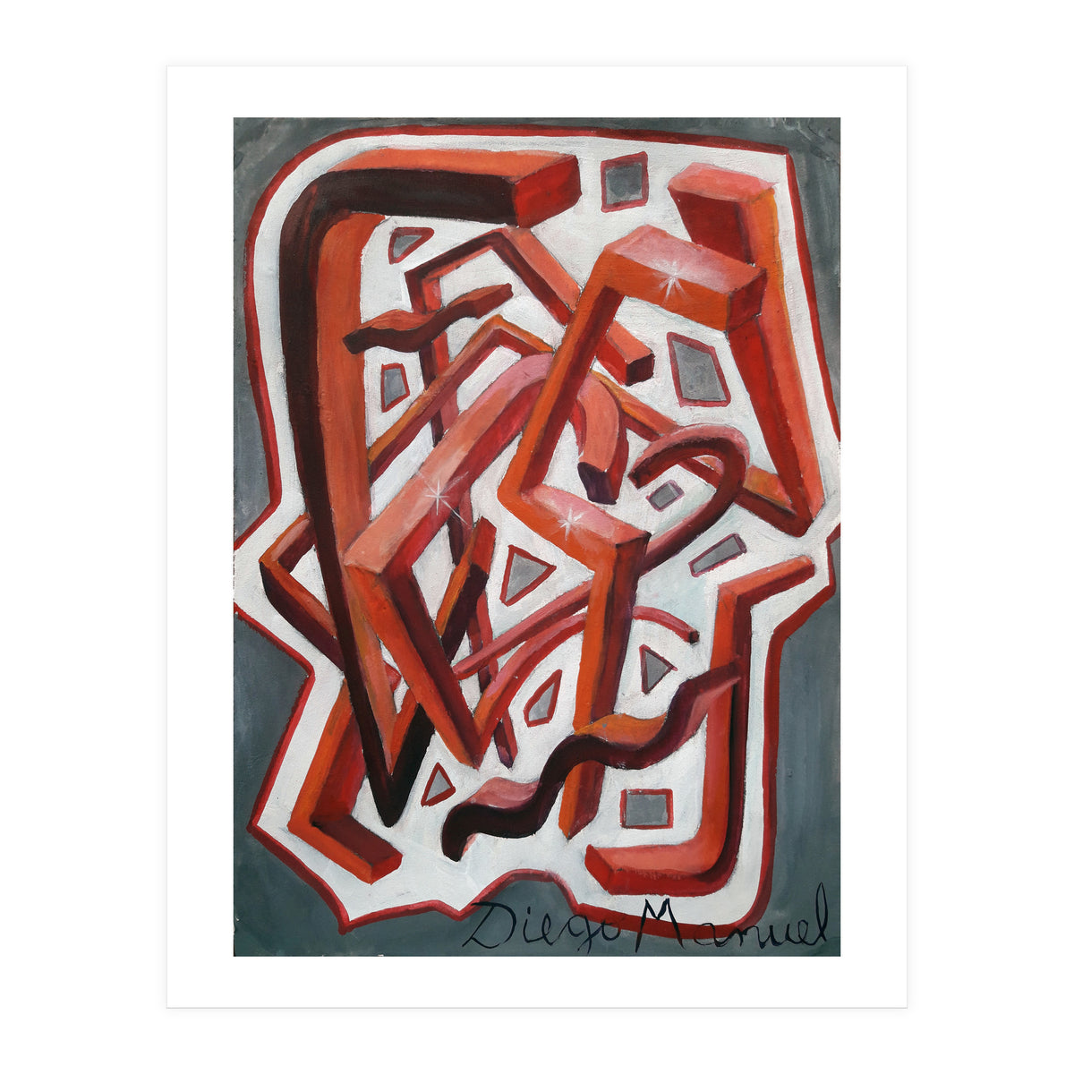 Formas En El Espacio 33 (Print Only)