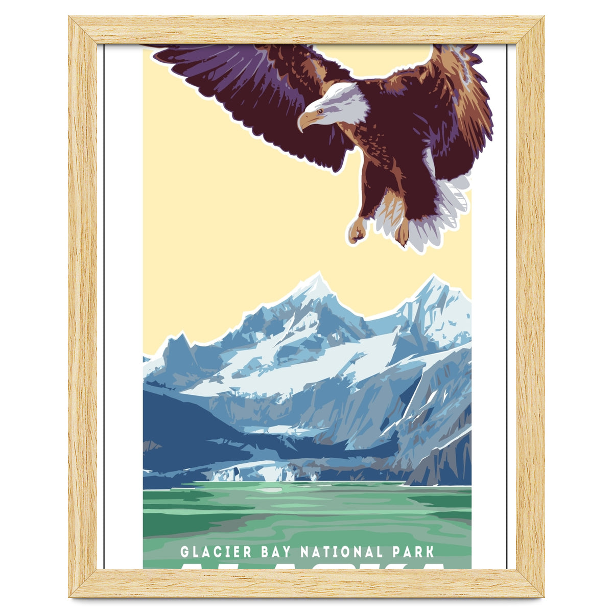 Alaskan Eagle Poster